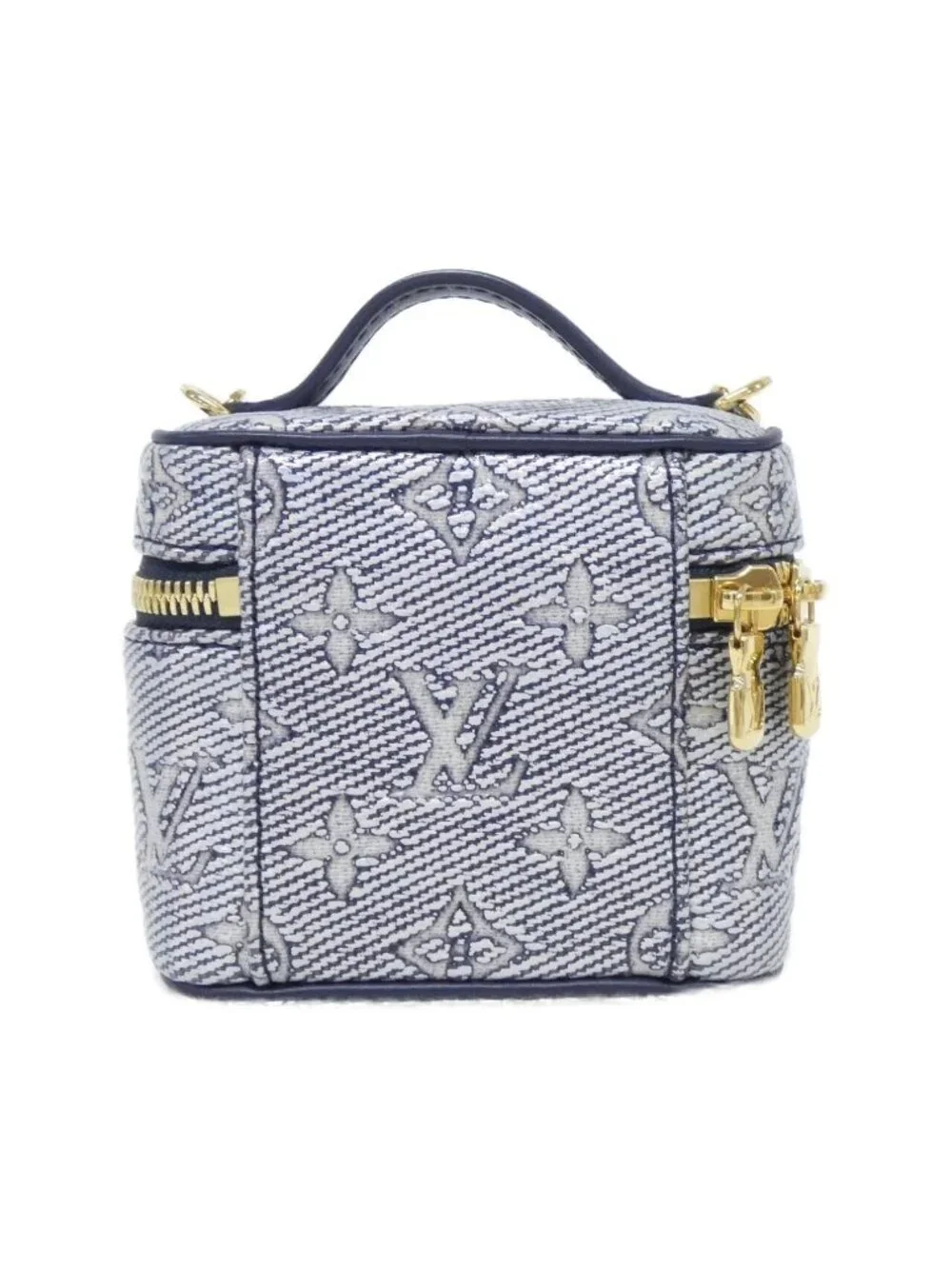 Louis Vuitton Monogram Laminated Jacquard Micro Vanity Bag